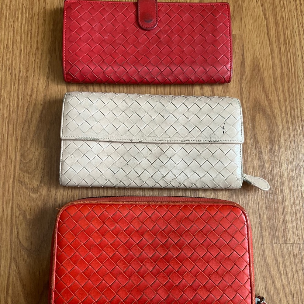 Authentic Bottega Veneta long wallet - Bundle